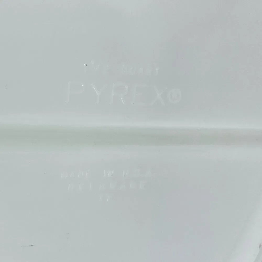 Vintage Pyrex Town and County Divided Casserole Dish